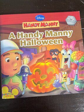 A Handy Manny Halloween Book Lift The Flap *no stickers* Disney Picture Book